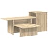 vidaXL Konsoollaud Sonoma tamm 91,5 x 35 x 38,5 cm Tehispuit