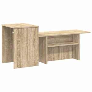 Konzolový stolek Sonoma dub 91,5 x 35 x 38,5 cm - obrázek 7