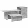 vidaXL Konsoollaud Betoonhall 91,5 x 35 x 38,5 cm Tehispuit