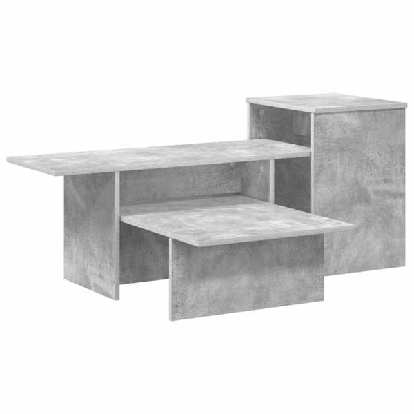 vidaXL Konsoollaud Betoonhall 91,5 x 35 x 38,5 cm Tehispuit