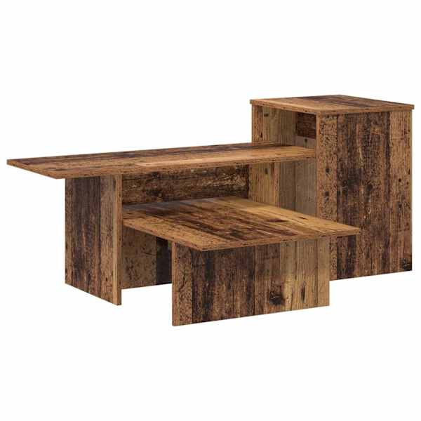vidaXL Konsoollaud Vana puit 91,5 x 35 x 38,5 cm Tehispuit