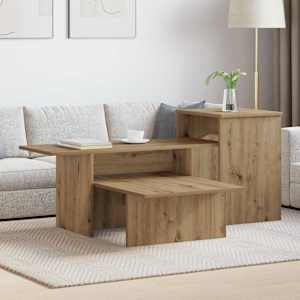 Konzolový stolek Artisanový dub 91,5 x 35 x 38,5 cm - obrázek 1
