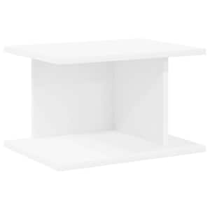 Noční stolek 2 pcs Bílá 40 x 30 x 25 cm kompozitní dřevo - obrázek 5