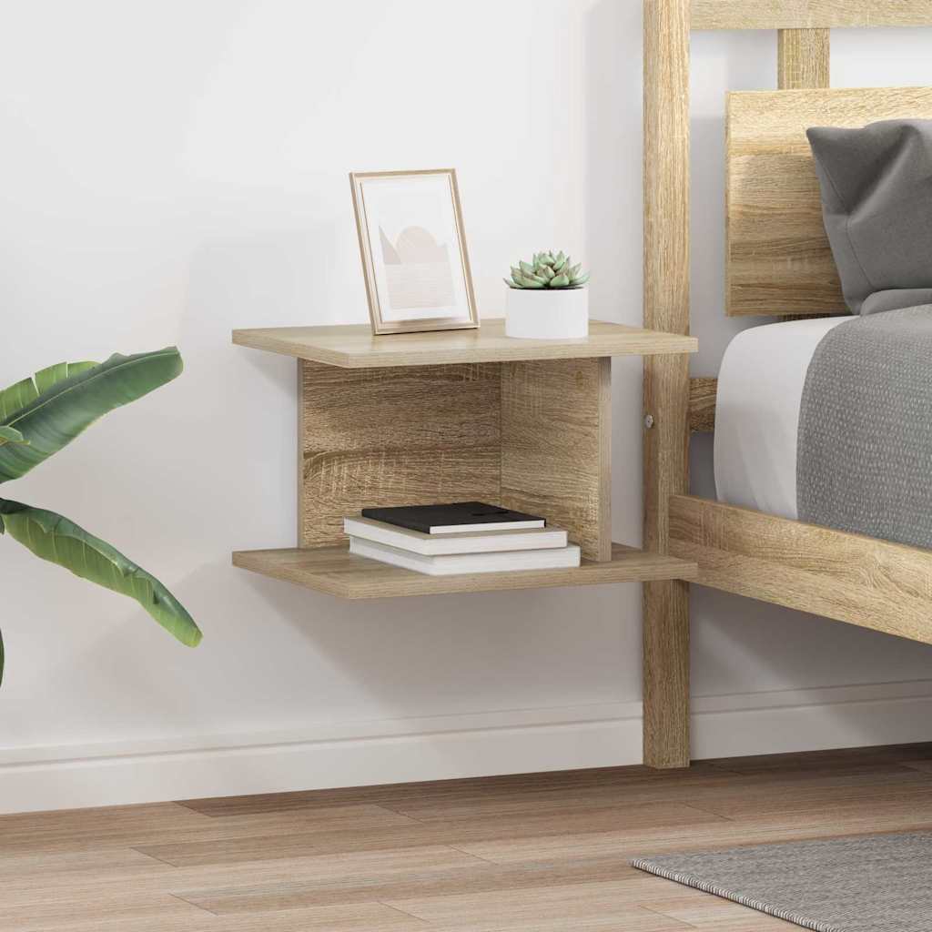 Nočna omarica 2 pcs Sonoma hrast 40 x 30 x 25 cm