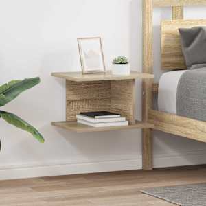 Noční stolek 2 pcs Sonoma dub 40 x 30 x 25 cm kompozitní dřevo - obrázek 1