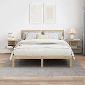 Noční stolek 2 pcs Sonoma dub 40 x 30 x 25 cm kompozitní dřevo - obrázek 4
