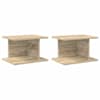 vidaXL &Ouml;&ouml;kapp 2 tk Sonoma tamm 40 x 30 x 25 cm Tehispuit