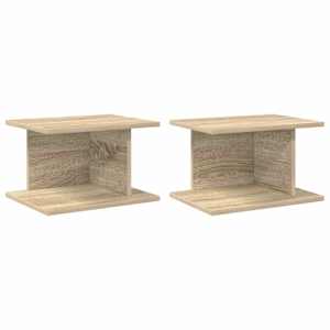 Noční stolek 2 pcs Sonoma dub 40 x 30 x 25 cm kompozitní dřevo - obrázek 2