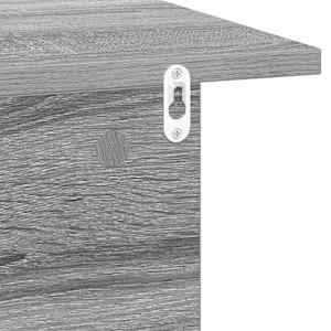 Noční stolek 2 pcs Šedá Sonoma 40 x 30 x 25 cm kompozitní dřevo - obrázek 10