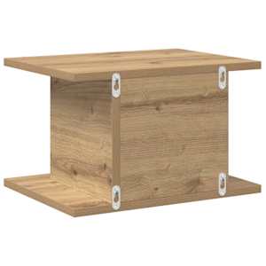Noční stolek 2 pcs Artisanový dub 40 x 30 x 25 cm - obrázek 8