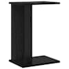 vidaXL Otsalaud Must tamm 35 x 25 x 50 cm Tehispuit