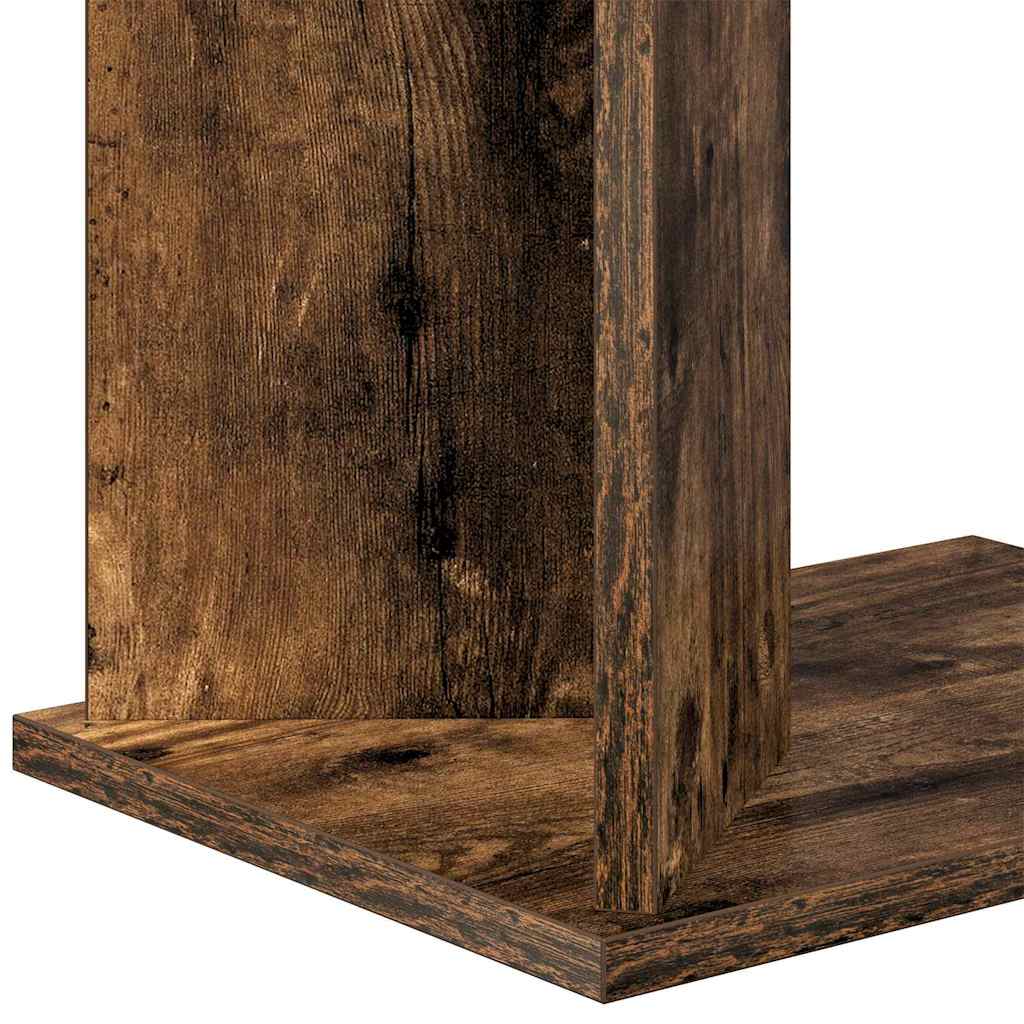 Stranska miza Dimljeni oreh 35 x 25 x 50 cm Konstruiran les - slika 9