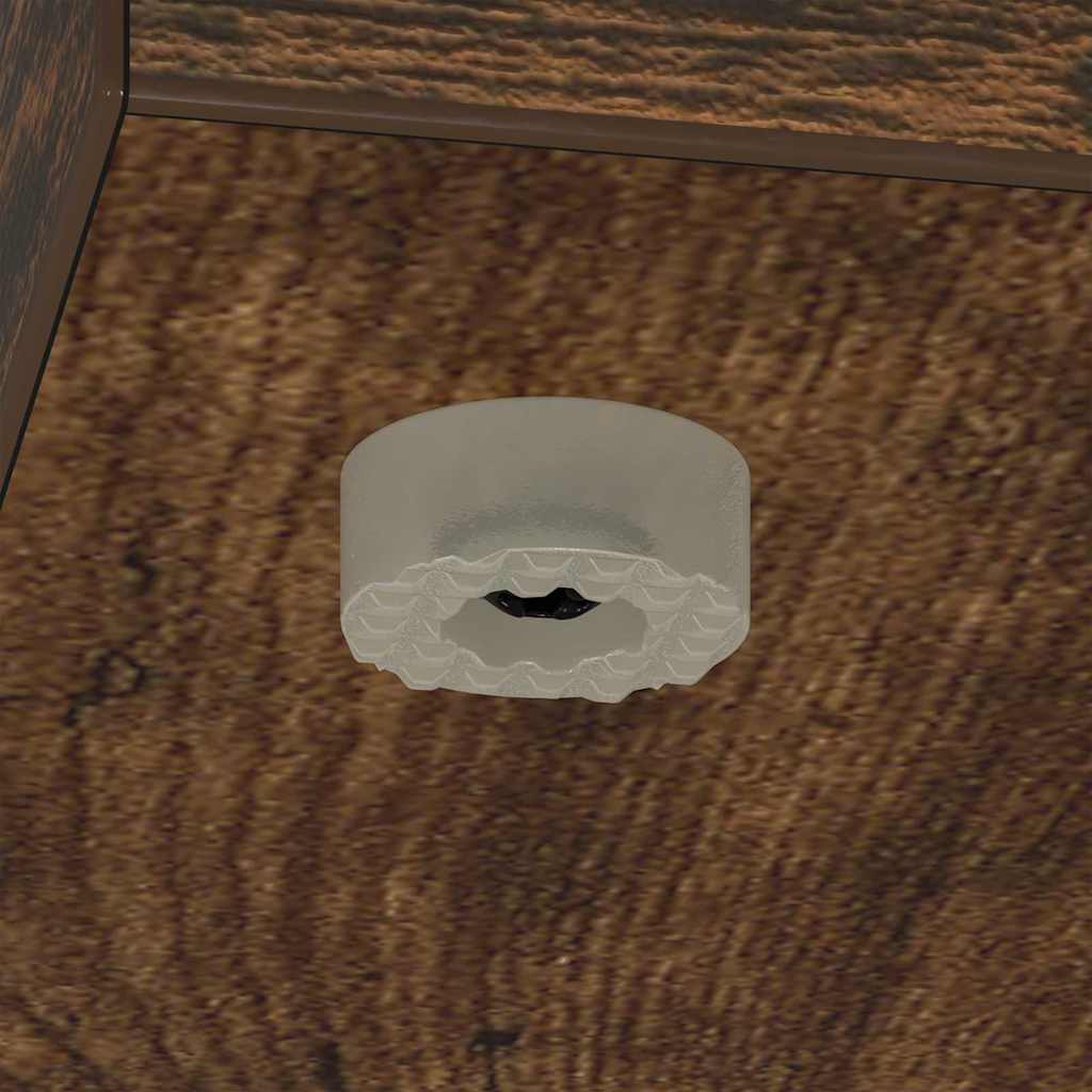 Stranska miza Dimljeni oreh 35 x 25 x 50 cm Konstruiran les - slika 10