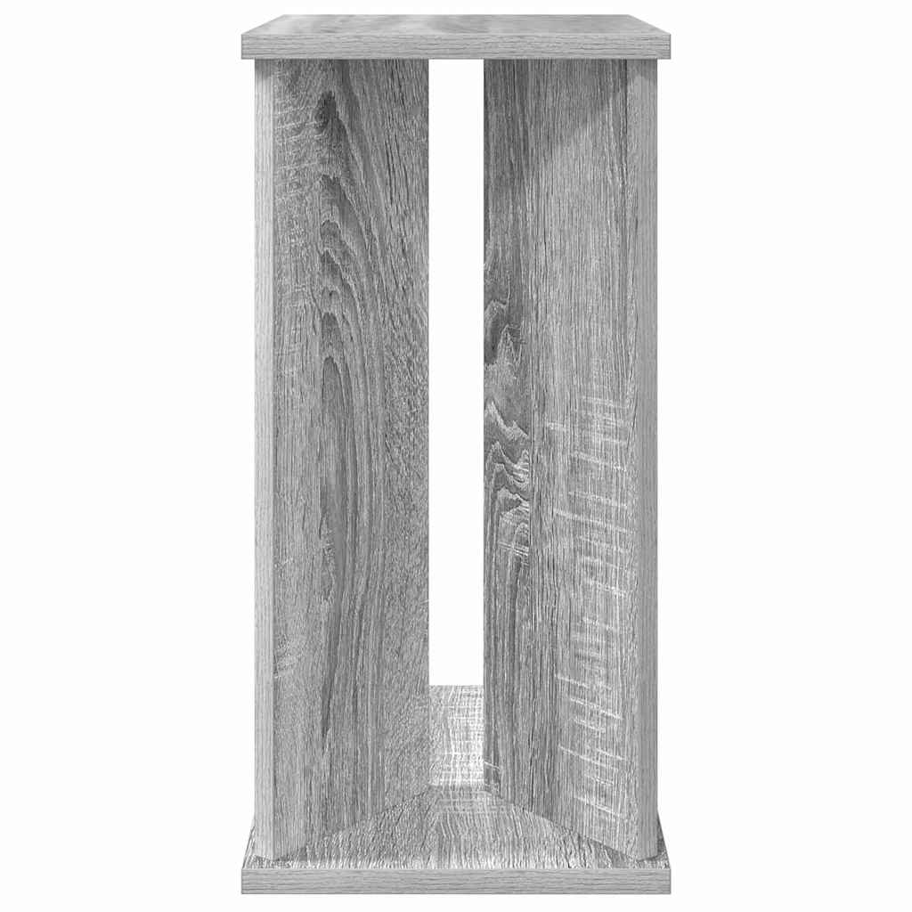 Крайна масичка Сив Сонома 35 x 25 x 50 см Инженерно дърво - Image 4