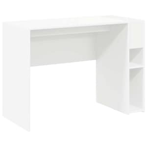 vidaXL Laud Valge Tehispuit 109 x 50 x 78 cm