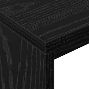 Stůl Černý dub 109 x 50 x 78 cm kompozitní dřevo - obrázek 8