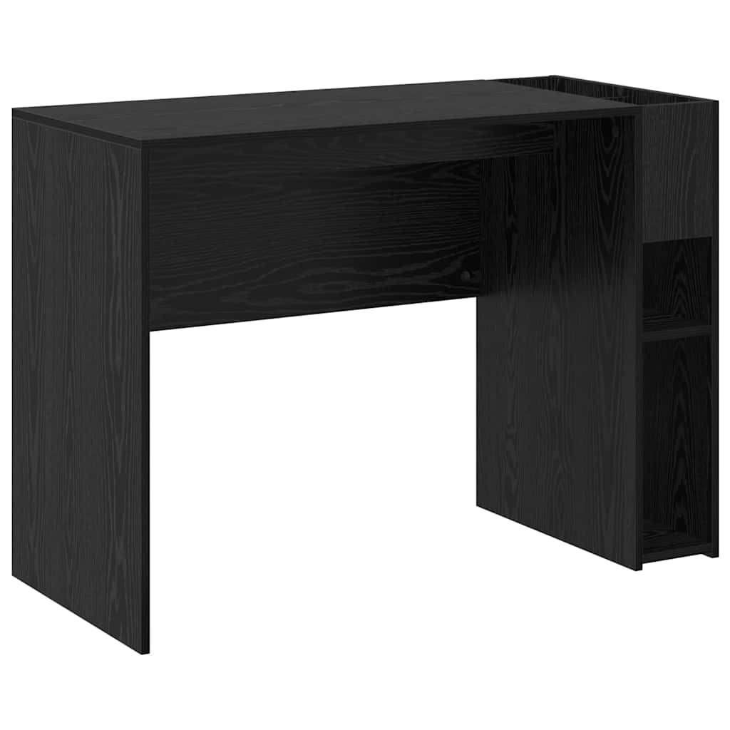 Birou Stejar Negru 109 x 50 x 78 cm Lemn compozit [1]
