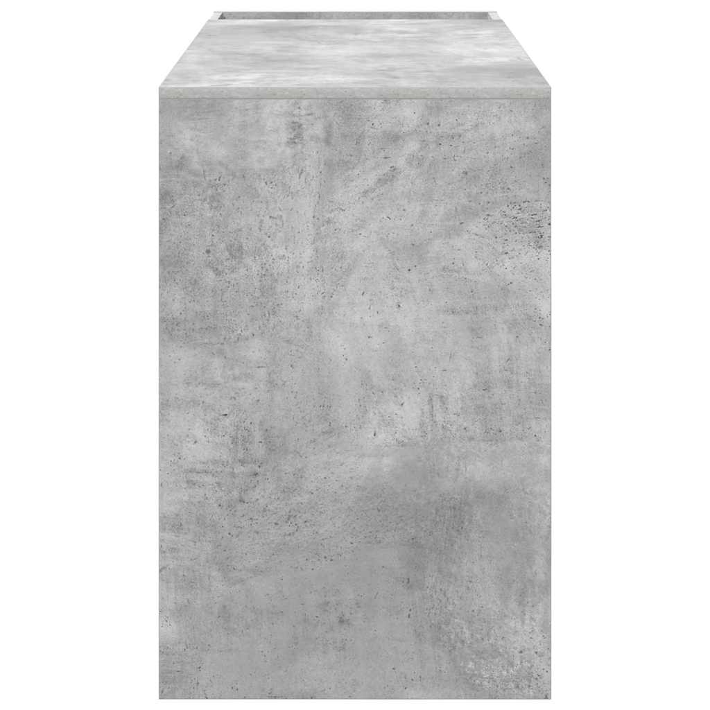 Birou Gri din beton 109 x 50 x 78 cm Lemn compozit [5]