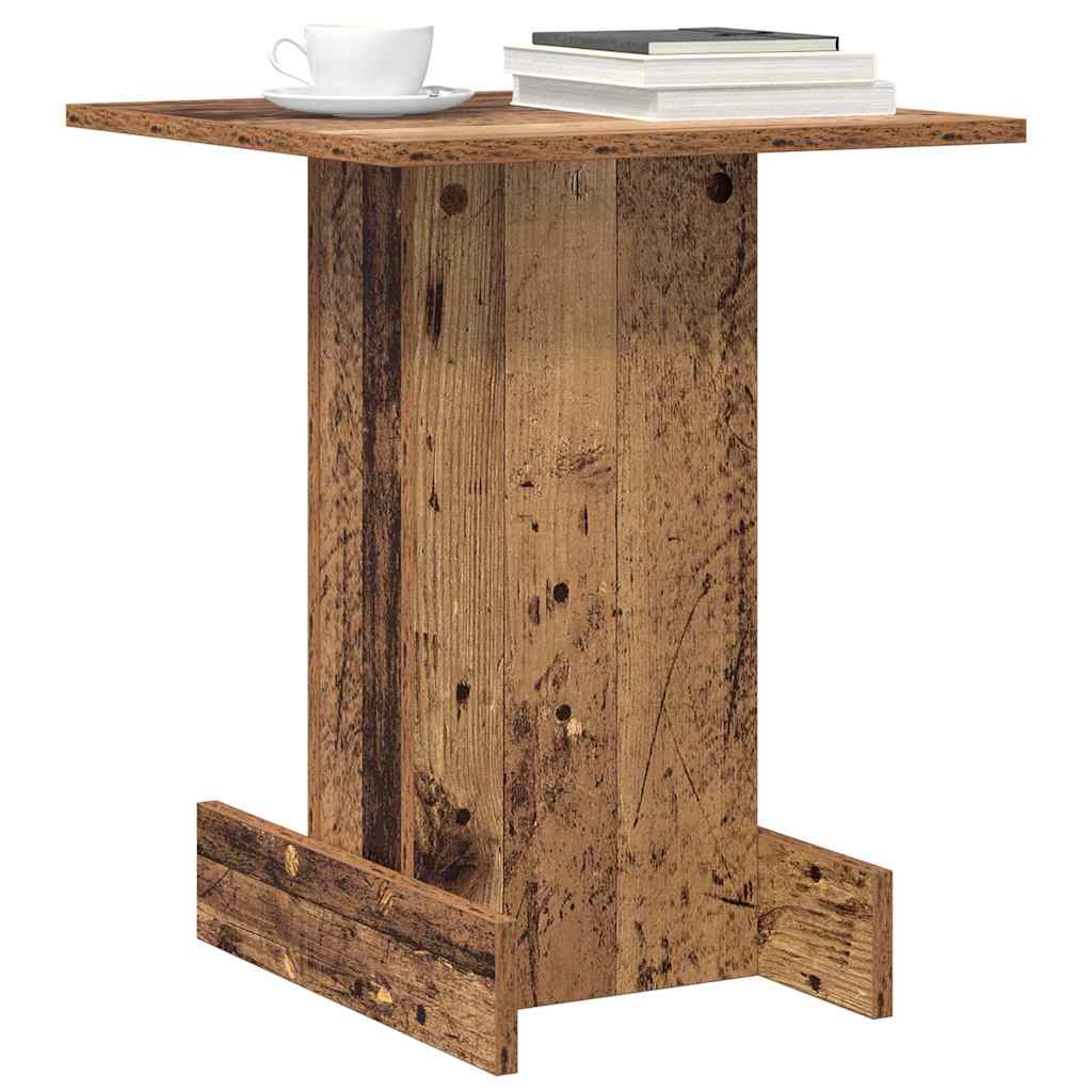 vidaXL Bijzettafel Oudhout 44,5 x 45 x 55 cm Bewerkt hout