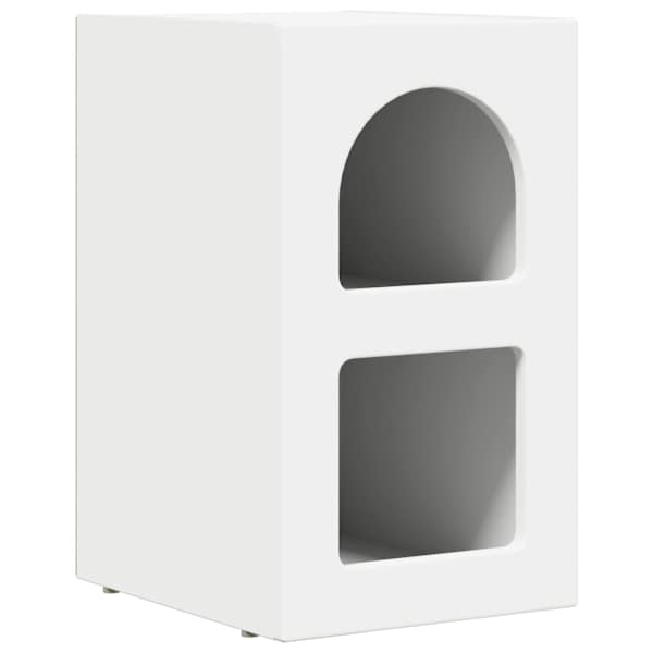 vidaXL &Ouml;&ouml;kapp ELST Valge 29,5 x 33,5 x 50 cm Tehispuit