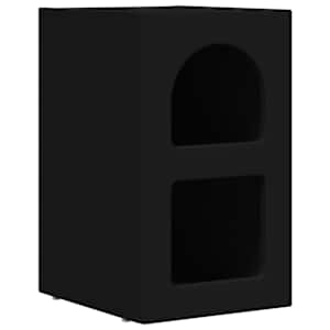 vidaXL &Ouml;&ouml;kapp ELST Must 29,5 x 33,5 x 50 cm Tehispuit
