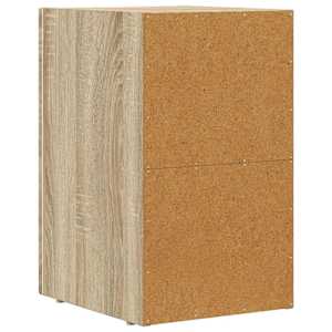 Noční stolek ELST 2 ks Sonoma dub 29,5 x 33,5 x 50 cm - obrázek 8