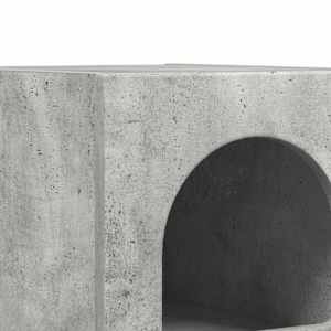 Noční stolek ELST 2 ks Betonově šedá 29,5 x 33,5 x 50 cm - obrázek 9