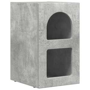 Noční stolek ELST 2 ks Betonově šedá 29,5 x 33,5 x 50 cm - obrázek 5