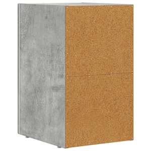 Noční stolek ELST 2 ks Betonově šedá 29,5 x 33,5 x 50 cm - obrázek 8