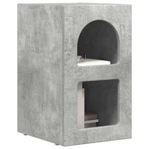 Noční stolek ELST 2 ks Betonově šedá 29,5 x 33,5 x 50 cm - obrázek 3