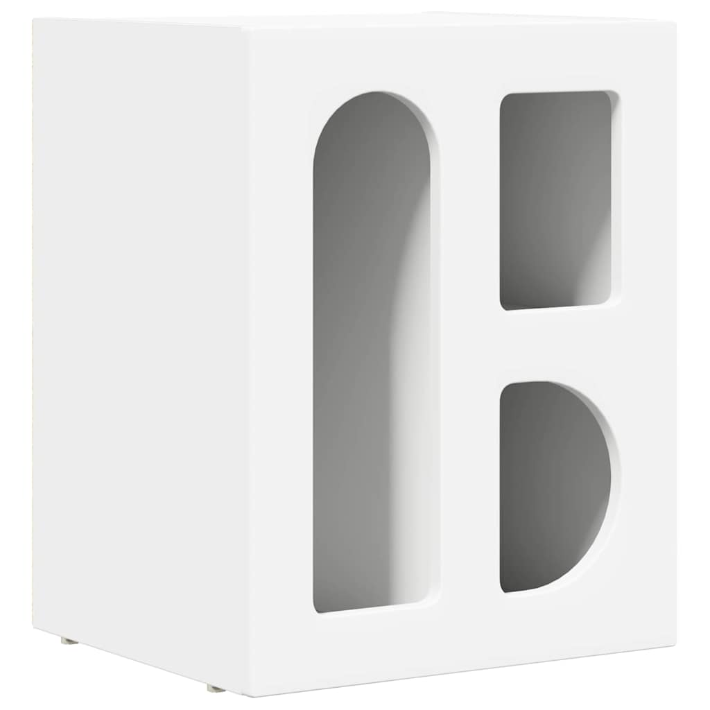 Thumbnail - vidaXL Nachttisch Weiß 40 x 35 x 50 cm Holzwerkstoff