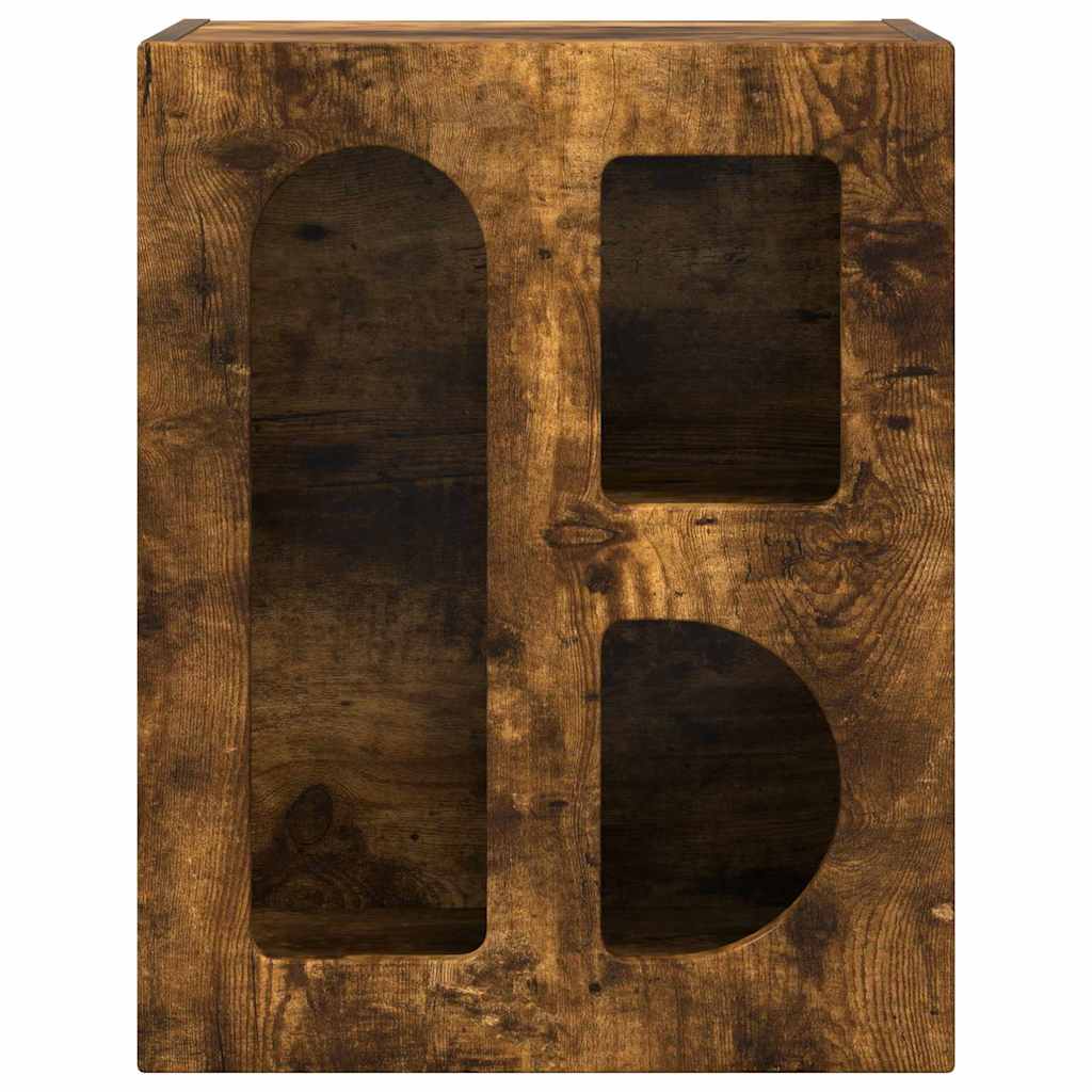 Öökapp Suitsetatud tamm 40 x 35 x 50 cm Tehispuit 4 Kõik vajalik sinu aeda ja koju! Öökapp Suitsetatud tamm 40 x 35 x 50 cm Tehispuit - Image 4