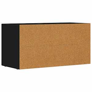 Televizní skříň ELST 80 x 35 x 40 cm Černá kompozitní dřevo - obrázek 7