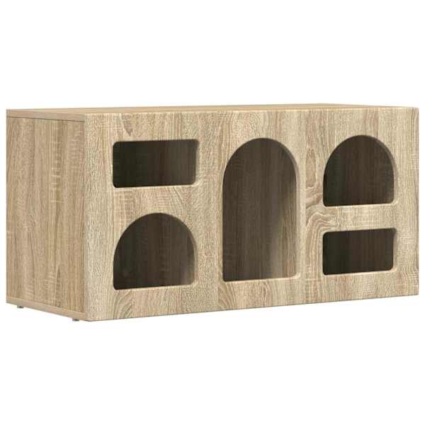 vidaXL Telerikapp ELST 80 x 35 x 40 cm Sonoma tamm Tehispuit
