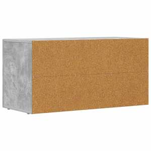 Televizní skříň ELST 80 x 35 x 40 cm Betonově šedá - obrázek 7
