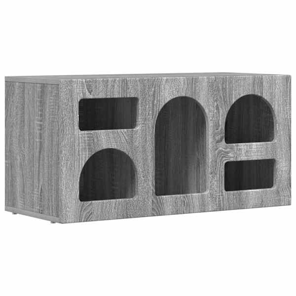 vidaXL Telerikapp ELST 80 x 35 x 40 cm Hall Sonoma Tehispuit