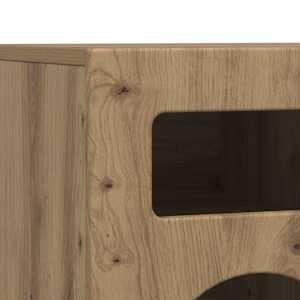 Televizní skříň ELST 80 x 35 x 40 cm Artisanový dub - obrázek 8