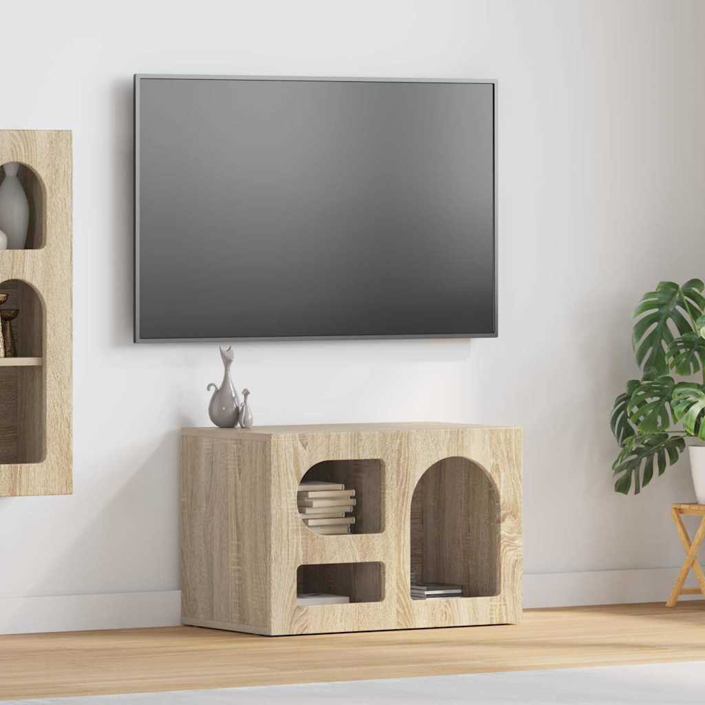 vidaXL TV-Schränk Sonoma-Eiche 60 x 35 x 40 cm Holzwerkstoff