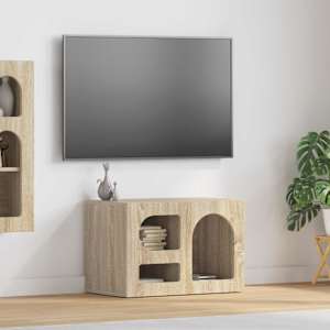 Televizní skříň ELST 60 x 35 x 40 cm Sonoma dub - obrázek 1