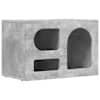 vidaXL Telerikapp ELST 60 x 35 x 40 cm Betoonhall Tehispuit