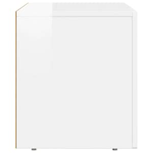 Televizní skříň ELST 60 x 35 x 40 cm Vysoce lesklá bílá - obrázek 6