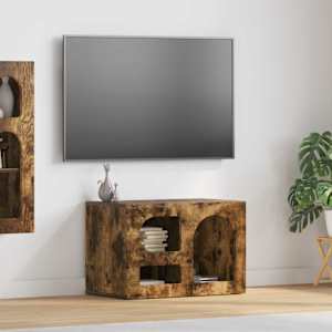 Televizní skříň ELST 60 x 35 x 40 cm Kouřový dub - obrázek 1