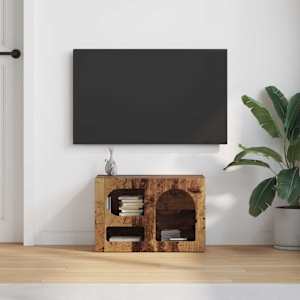 Televizní skříň ELST 60 x 35 x 40 cm Staré dřevo - obrázek 4