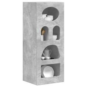 Servírovací skříň ELST Betonově šedá 40 x 35 x 100,5 cm - obrázek 3
