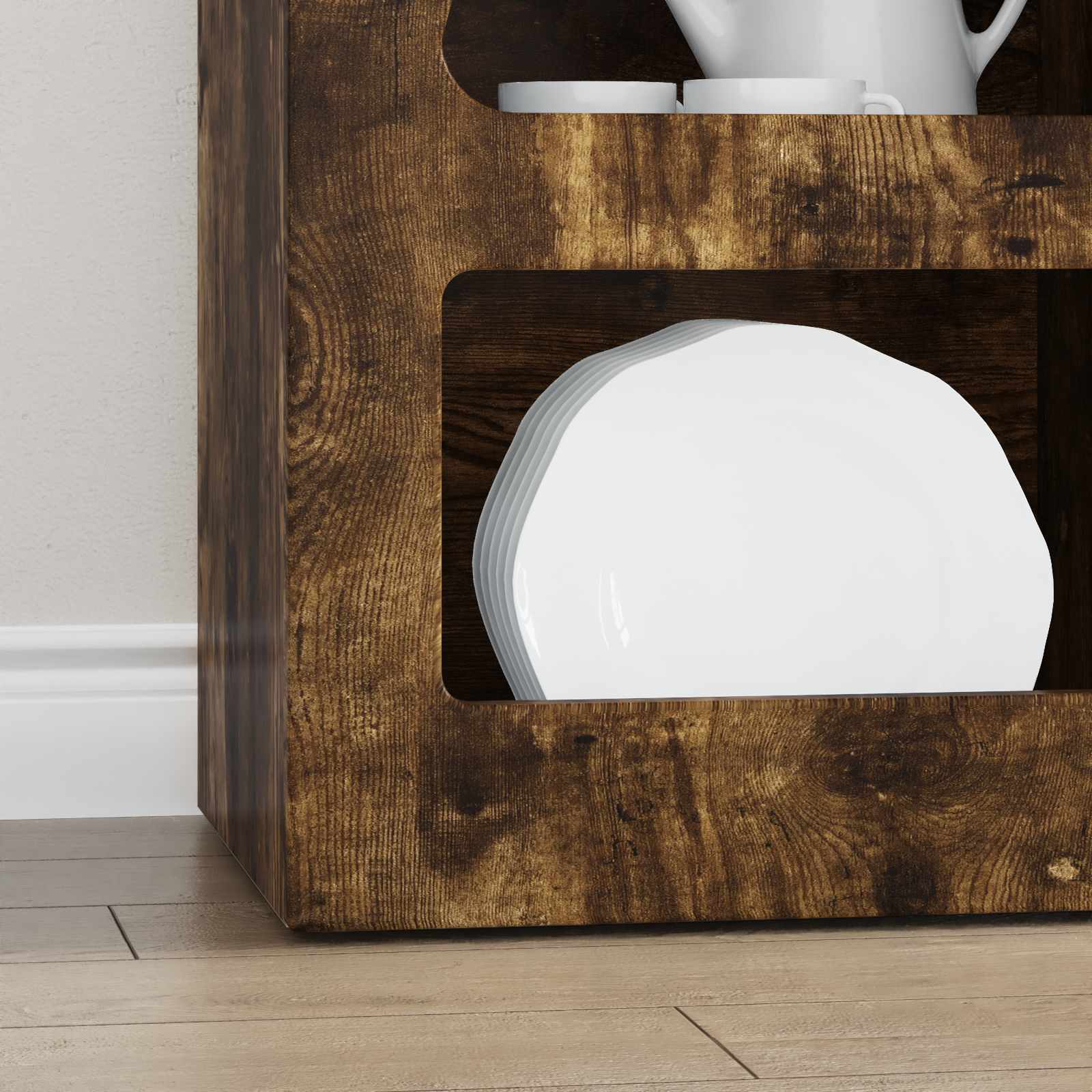 Kõide Suitsetatud tamm 40 x 35 x 100,5 cm Tehispuit 5 Kõik vajalik sinu aeda ja koju! Kõide Suitsetatud tamm 40 x 35 x 100,5 cm Tehispuit - Image 5