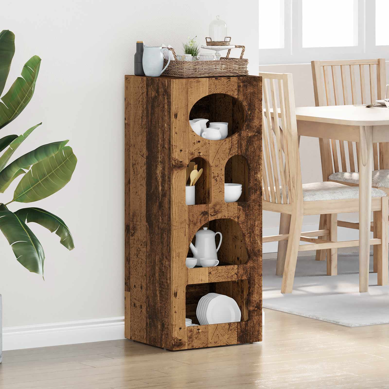 vidaXL Bufet Lemn vechi 40 x 35 x 100,5 cm Lemn compozit