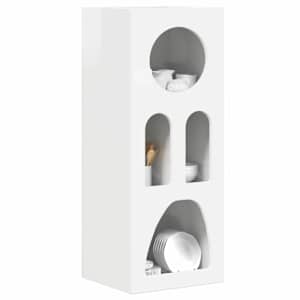 Servírovací skříň ELST Vysoce lesklá bílá 40 x 35 x 100.5 cm - obrázek 3