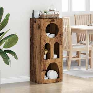 Strani šal Star les 40 x 35 x 100,5 cm Konstruiran les