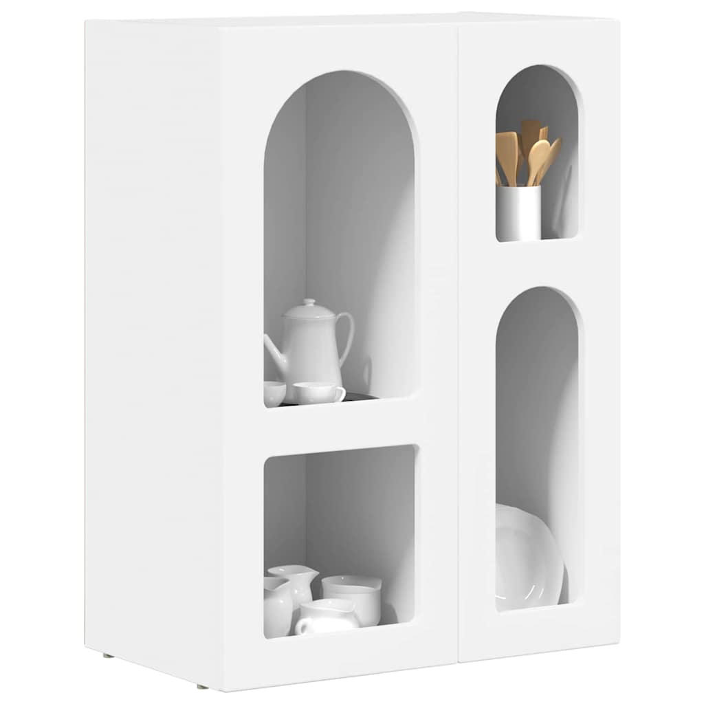 vidaXL Dressoir Wit 59 x 35 x 80.5 cm Bewerkt hout