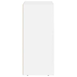 Servírovací skříň ELST Bílá 59 x 35 x 80.5 cm kompozitní dřevo - obrázek 7
